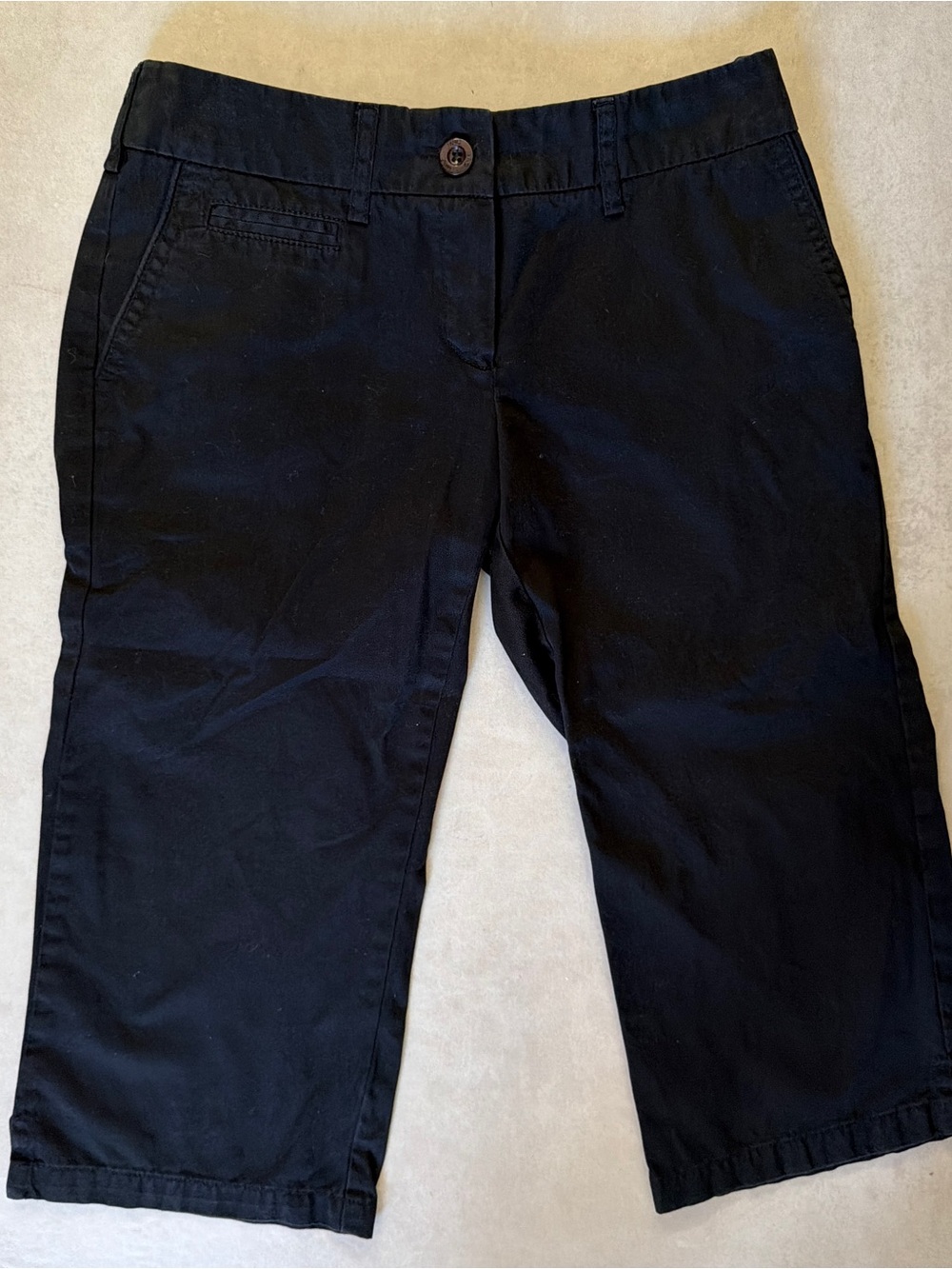 Mango Black Tailored Waist Capri Pants Size 2